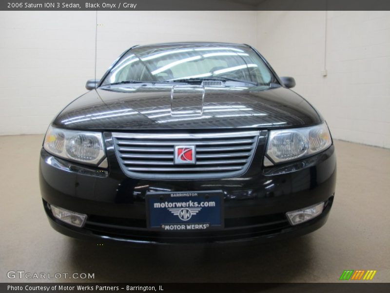 Black Onyx / Gray 2006 Saturn ION 3 Sedan