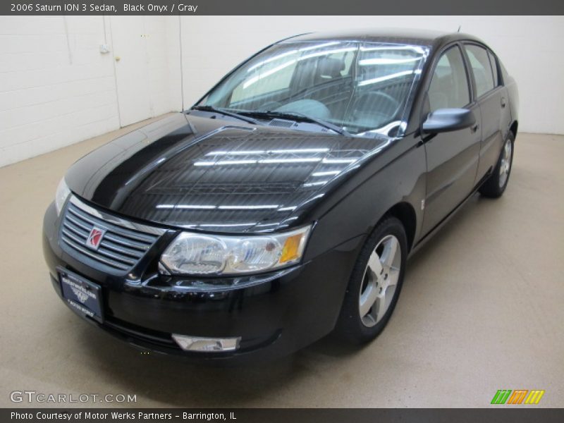 Black Onyx / Gray 2006 Saturn ION 3 Sedan
