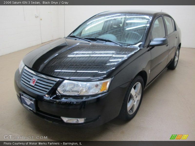 Black Onyx / Gray 2006 Saturn ION 3 Sedan