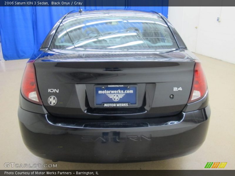 Black Onyx / Gray 2006 Saturn ION 3 Sedan