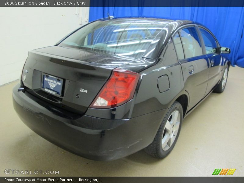 Black Onyx / Gray 2006 Saturn ION 3 Sedan