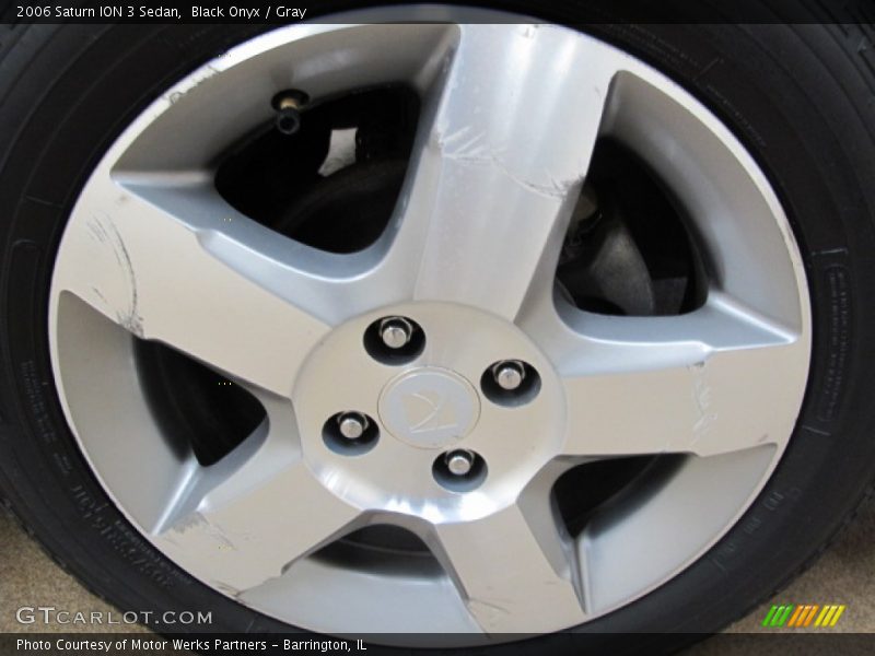 Black Onyx / Gray 2006 Saturn ION 3 Sedan