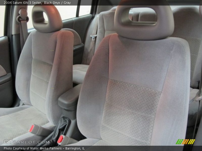 Black Onyx / Gray 2006 Saturn ION 3 Sedan