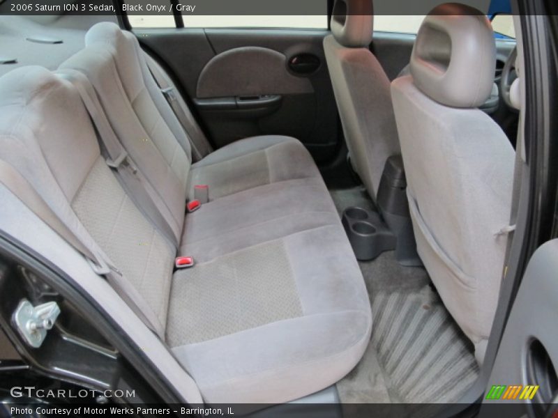 Rear Seat of 2006 ION 3 Sedan
