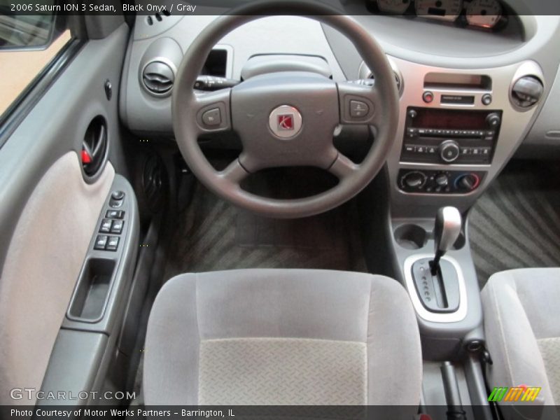  2006 ION 3 Sedan Gray Interior
