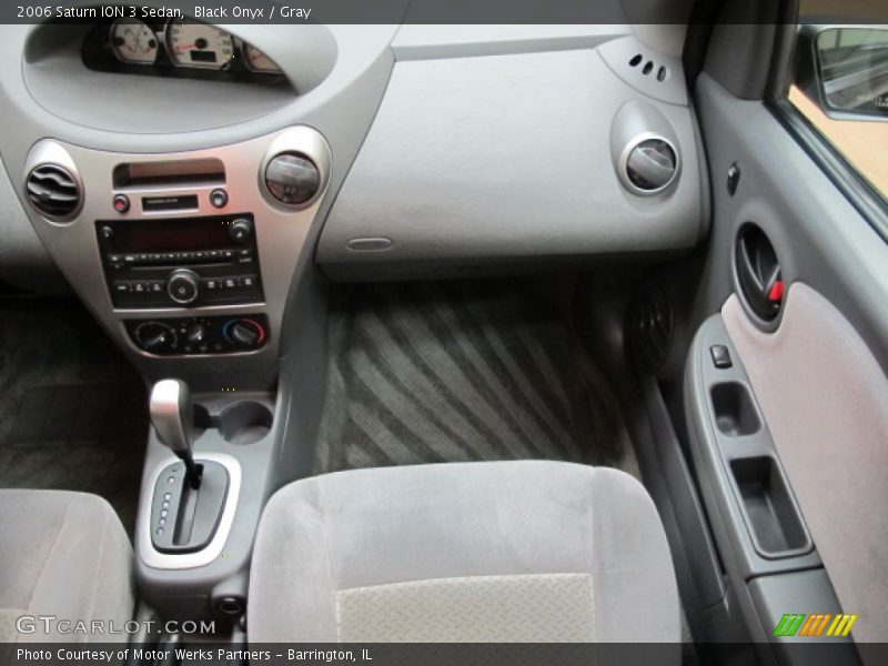 Black Onyx / Gray 2006 Saturn ION 3 Sedan