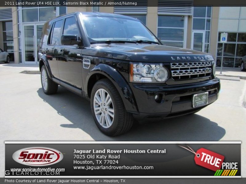 Santorini Black Metallic / Almond/Nutmeg 2011 Land Rover LR4 HSE LUX