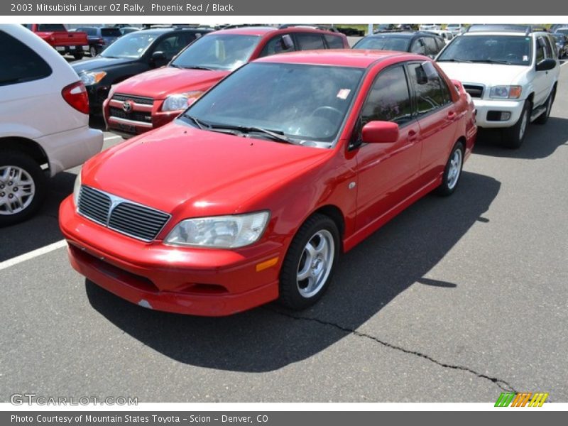 Front 3/4 View of 2003 Lancer OZ Rally