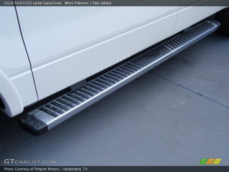 White Platinum / Pale Adobe 2014 Ford F150 Lariat SuperCrew