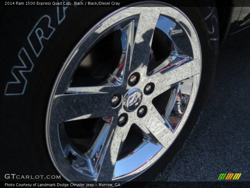 Black / Black/Diesel Gray 2014 Ram 1500 Express Quad Cab