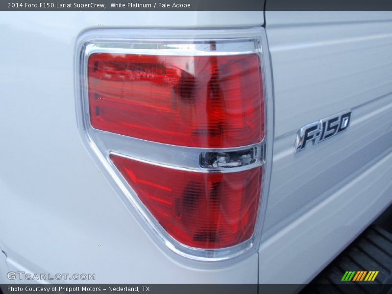 White Platinum / Pale Adobe 2014 Ford F150 Lariat SuperCrew