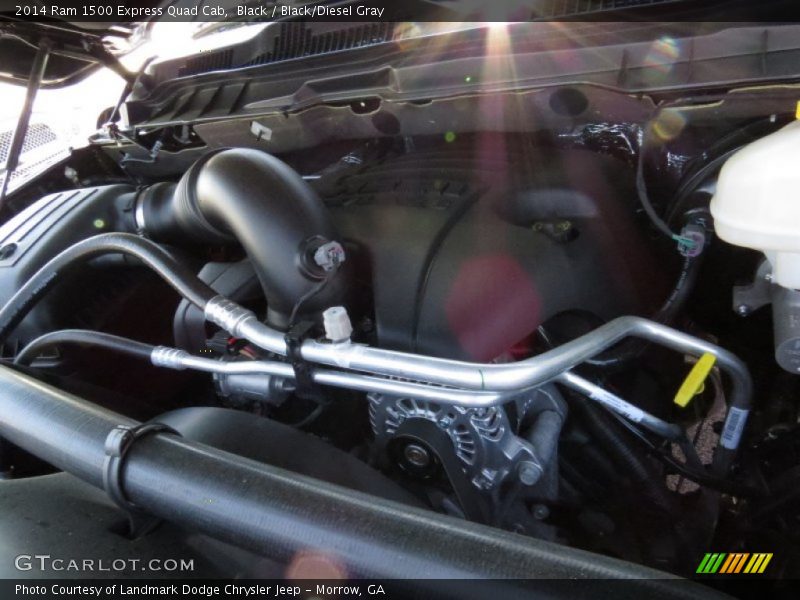 Black / Black/Diesel Gray 2014 Ram 1500 Express Quad Cab