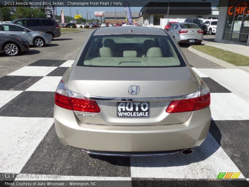 Champagne Frost Pearl / Ivory 2013 Honda Accord EX-L Sedan