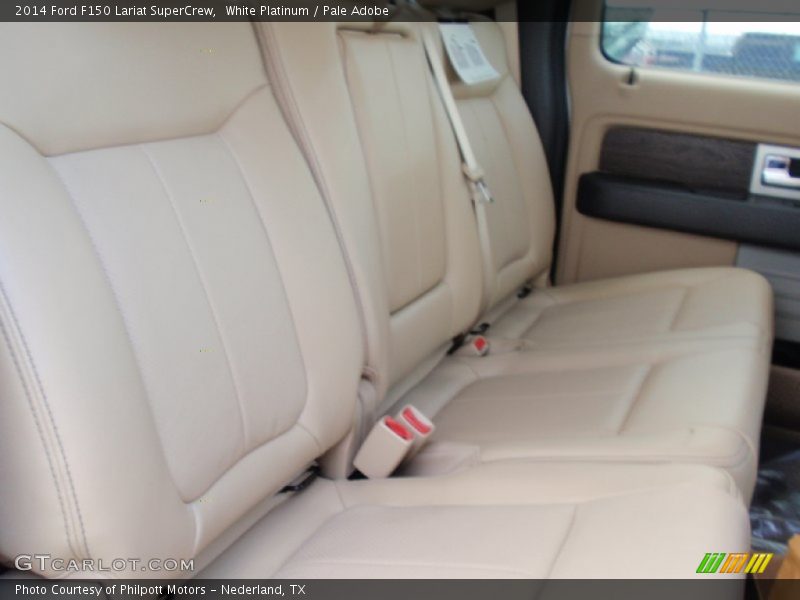 White Platinum / Pale Adobe 2014 Ford F150 Lariat SuperCrew