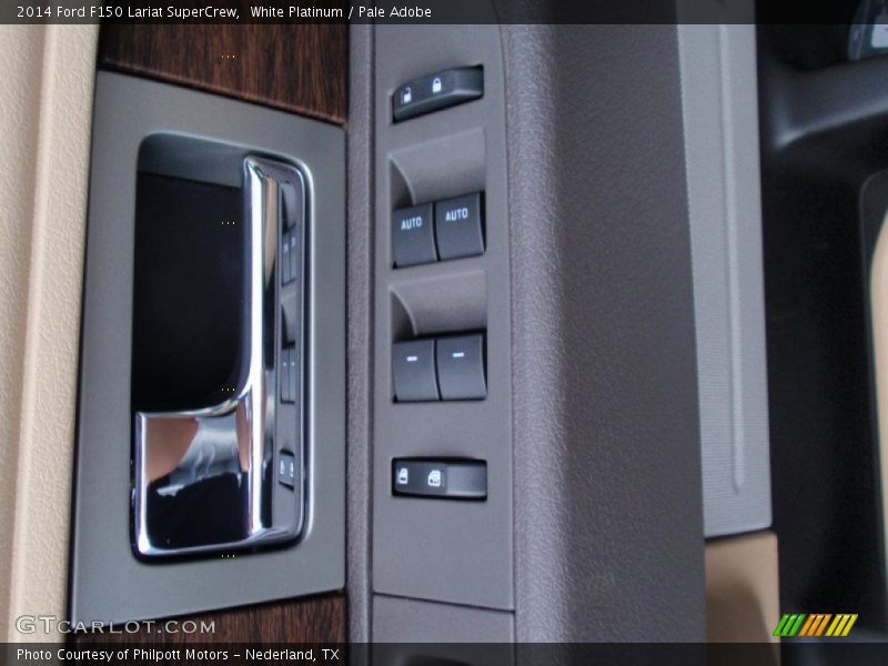 White Platinum / Pale Adobe 2014 Ford F150 Lariat SuperCrew