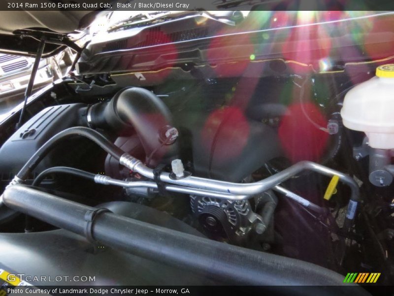 Black / Black/Diesel Gray 2014 Ram 1500 Express Quad Cab