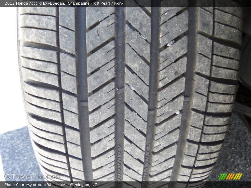 Champagne Frost Pearl / Ivory 2013 Honda Accord EX-L Sedan