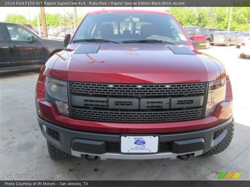Ruby Red / Raptor Special Edition Black/Brick Accent 2014 Ford F150 SVT Raptor SuperCrew 4x4