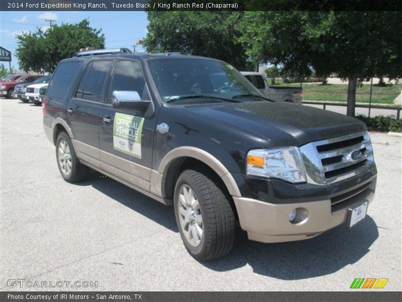 Tuxedo Black / King Ranch Red (Chaparral) 2014 Ford Expedition King Ranch