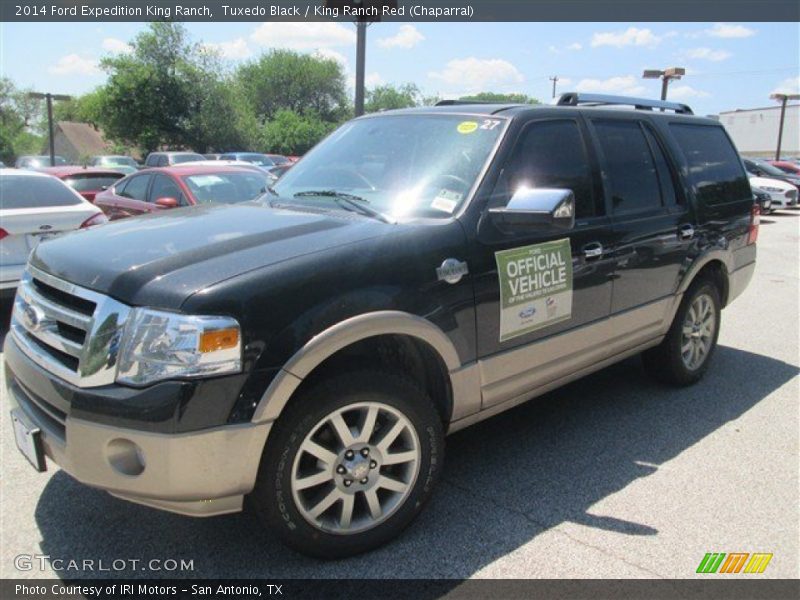 Tuxedo Black / King Ranch Red (Chaparral) 2014 Ford Expedition King Ranch