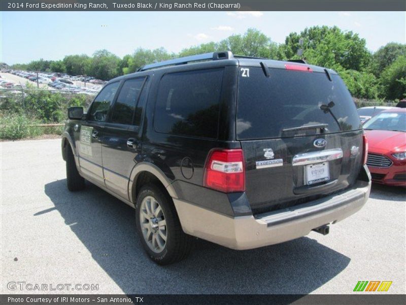 Tuxedo Black / King Ranch Red (Chaparral) 2014 Ford Expedition King Ranch