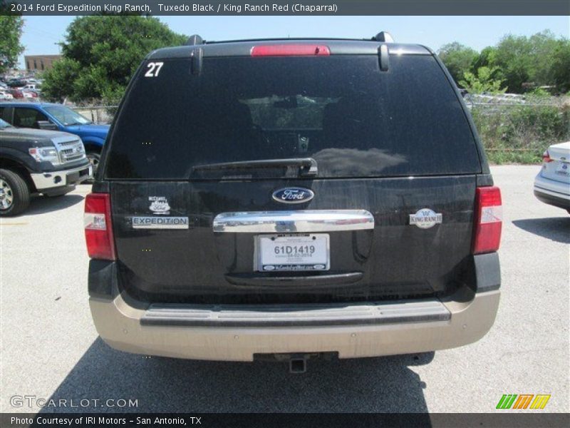 Tuxedo Black / King Ranch Red (Chaparral) 2014 Ford Expedition King Ranch