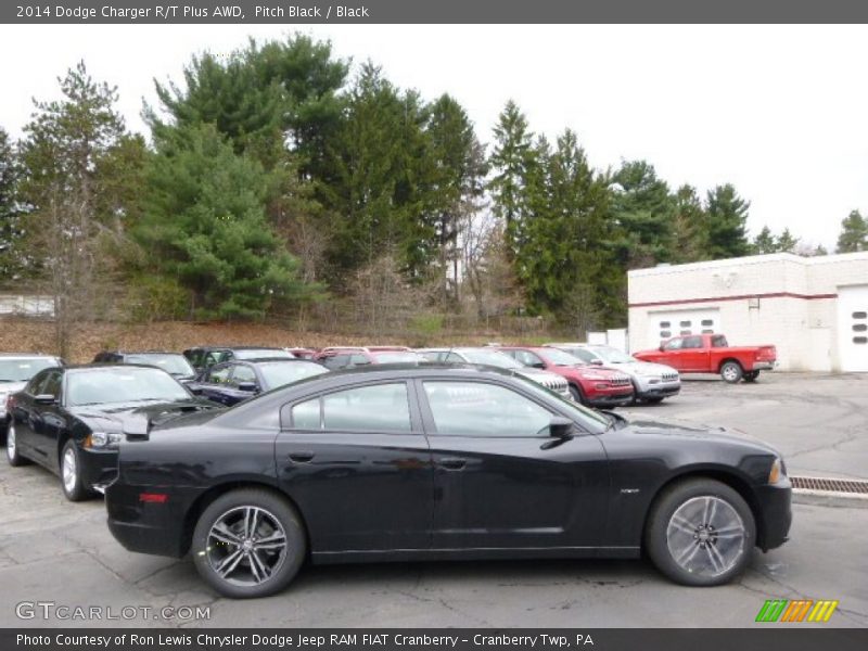 Pitch Black / Black 2014 Dodge Charger R/T Plus AWD