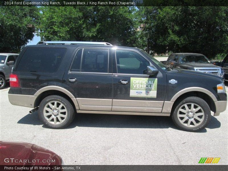 Tuxedo Black / King Ranch Red (Chaparral) 2014 Ford Expedition King Ranch