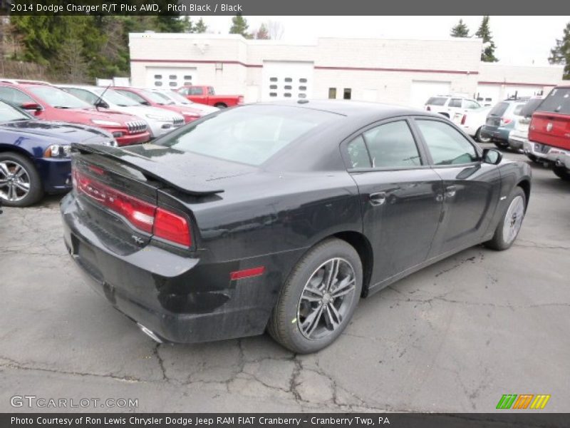 Pitch Black / Black 2014 Dodge Charger R/T Plus AWD
