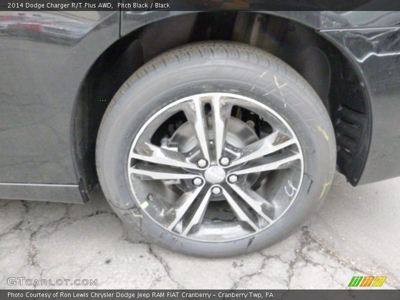 Pitch Black / Black 2014 Dodge Charger R/T Plus AWD