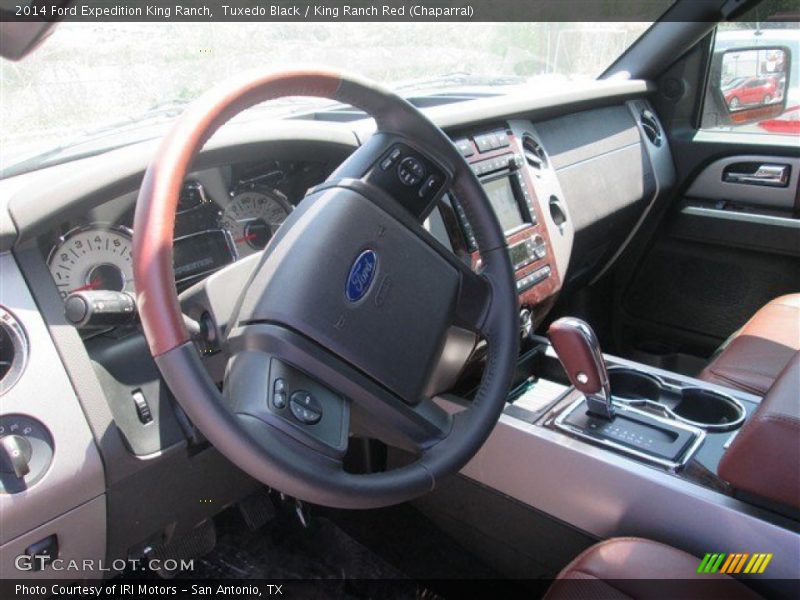Tuxedo Black / King Ranch Red (Chaparral) 2014 Ford Expedition King Ranch