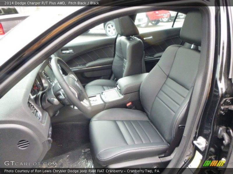 Pitch Black / Black 2014 Dodge Charger R/T Plus AWD