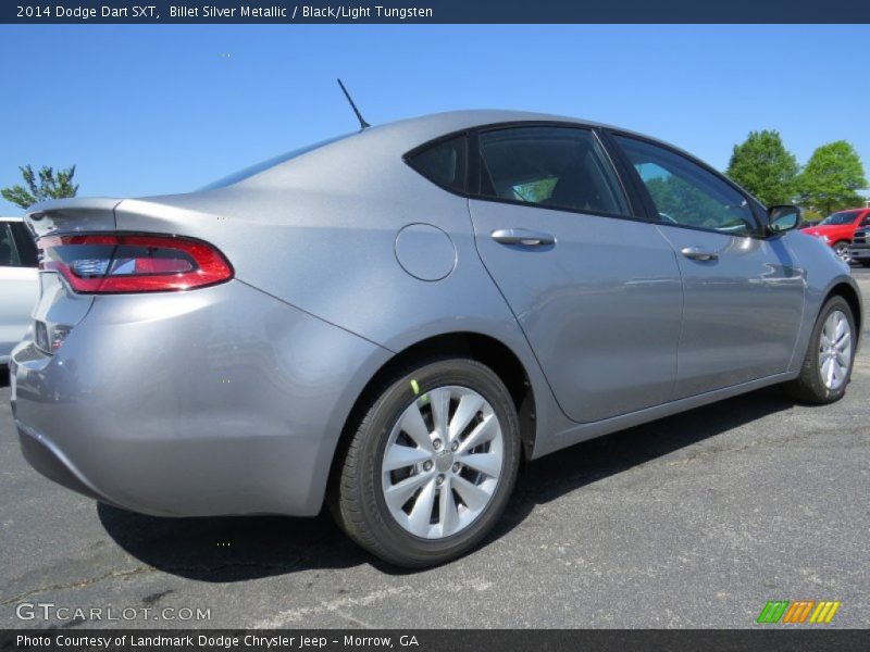 Billet Silver Metallic / Black/Light Tungsten 2014 Dodge Dart SXT