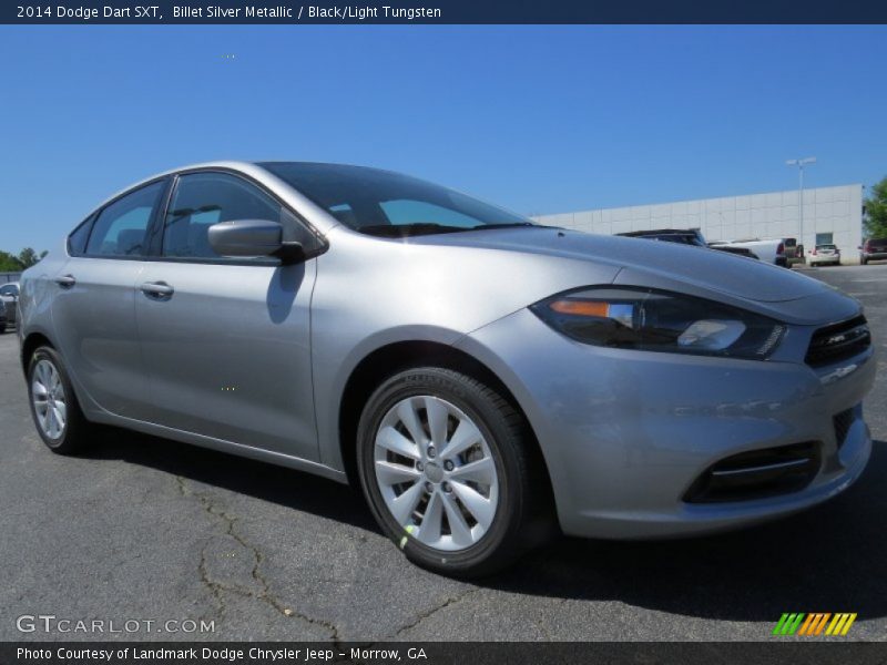 Billet Silver Metallic / Black/Light Tungsten 2014 Dodge Dart SXT