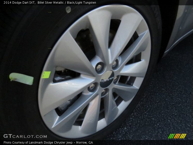 Billet Silver Metallic / Black/Light Tungsten 2014 Dodge Dart SXT