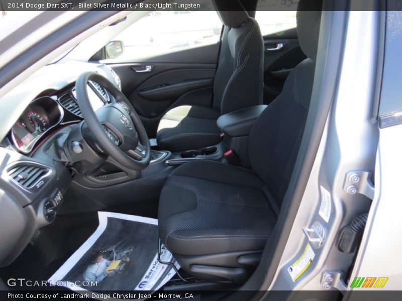 Billet Silver Metallic / Black/Light Tungsten 2014 Dodge Dart SXT