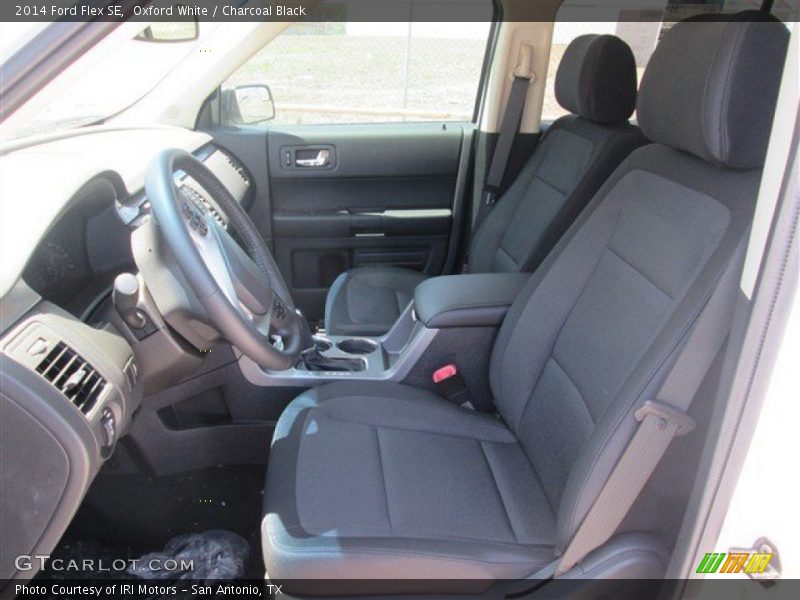 Oxford White / Charcoal Black 2014 Ford Flex SE