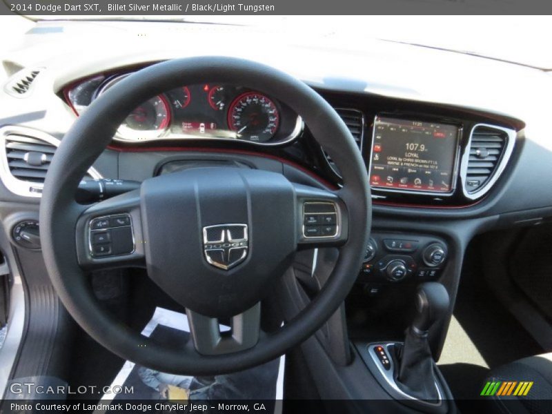 Billet Silver Metallic / Black/Light Tungsten 2014 Dodge Dart SXT