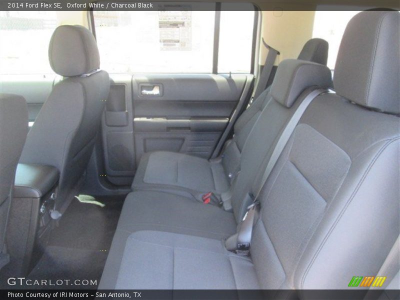 Oxford White / Charcoal Black 2014 Ford Flex SE