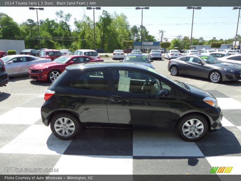 Black Sand Pearl / Ash 2014 Toyota Yaris L 3 Door