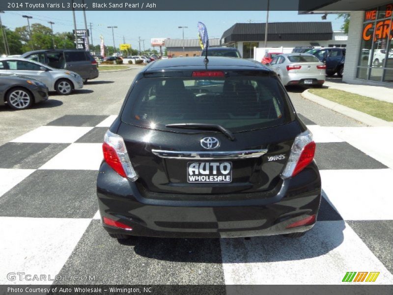 Black Sand Pearl / Ash 2014 Toyota Yaris L 3 Door
