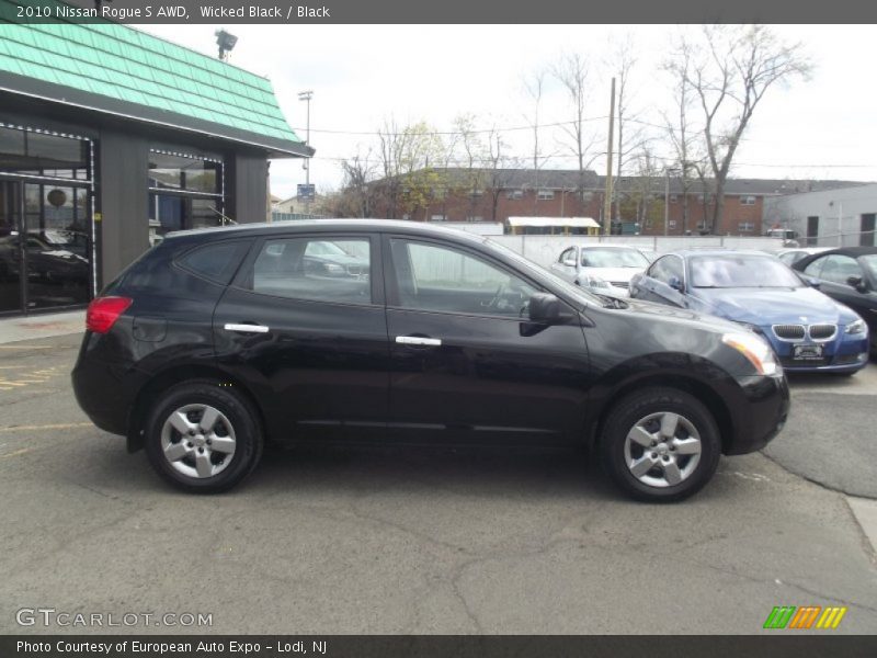 Wicked Black / Black 2010 Nissan Rogue S AWD