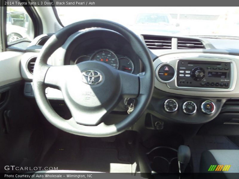 Black Sand Pearl / Ash 2014 Toyota Yaris L 3 Door