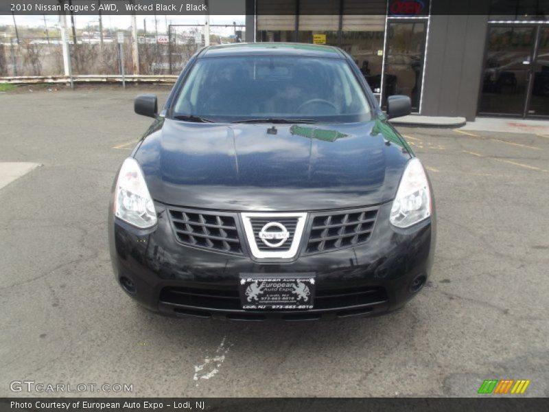 Wicked Black / Black 2010 Nissan Rogue S AWD