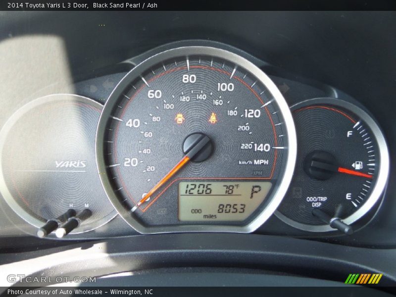  2014 Yaris L 3 Door L 3 Door Gauges