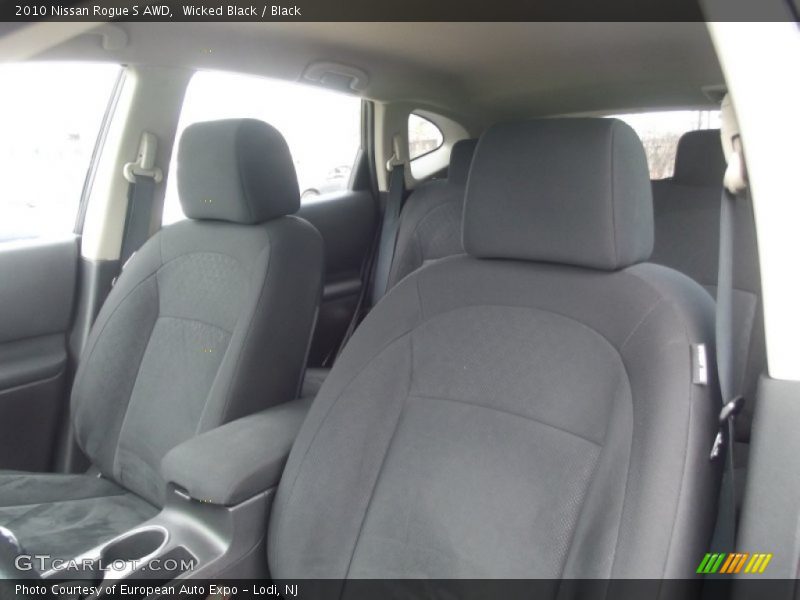 Wicked Black / Black 2010 Nissan Rogue S AWD