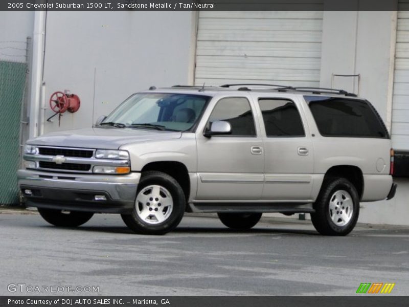 Sandstone Metallic / Tan/Neutral 2005 Chevrolet Suburban 1500 LT
