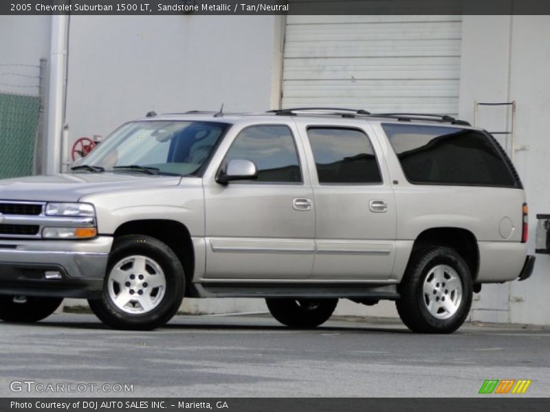 Sandstone Metallic / Tan/Neutral 2005 Chevrolet Suburban 1500 LT
