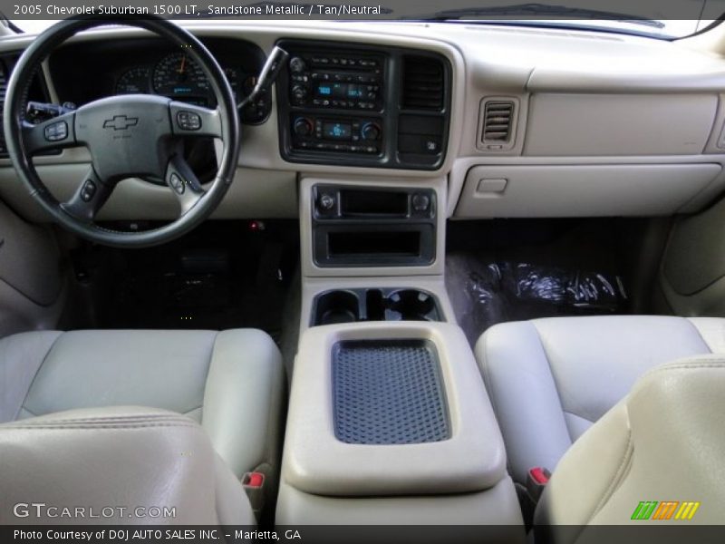Sandstone Metallic / Tan/Neutral 2005 Chevrolet Suburban 1500 LT