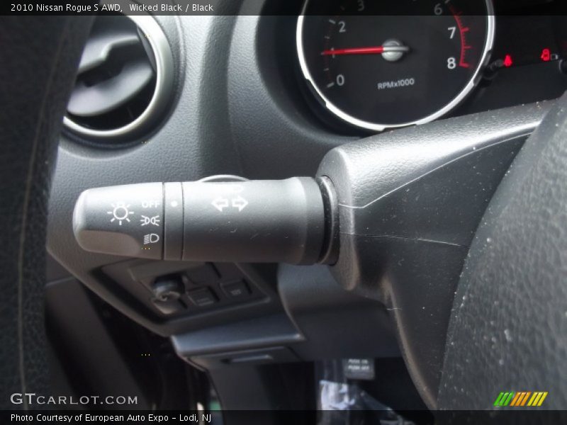 Wicked Black / Black 2010 Nissan Rogue S AWD